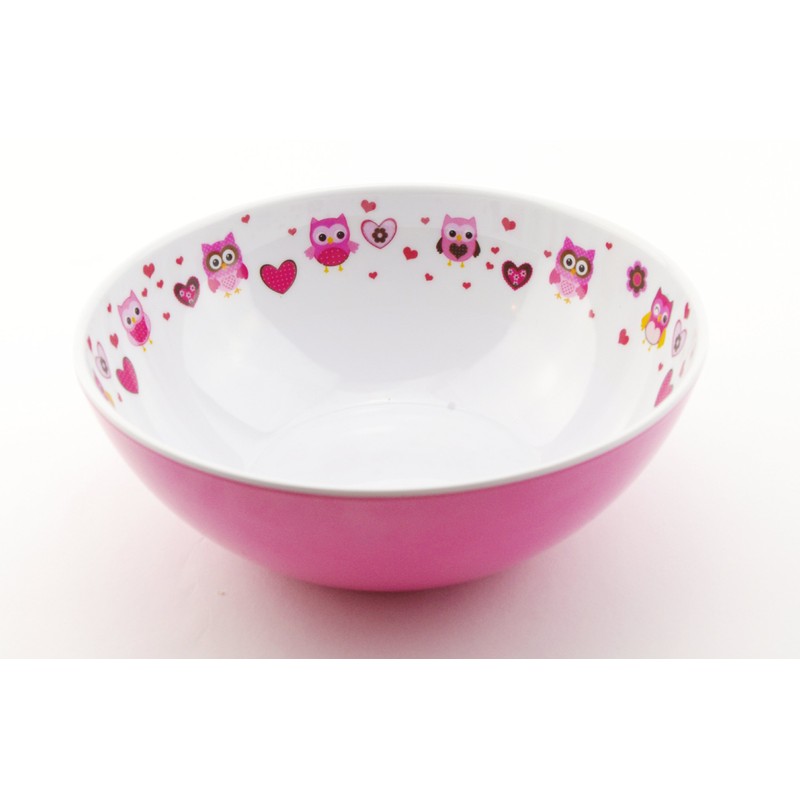 SmileKIDZ ~ OLIVIA OWL ~ Deluxe 7 Piece Eating Set