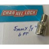 CHANNELLOCK 5 mm x 1/4" DR METRIC SOCKET 6 Point
