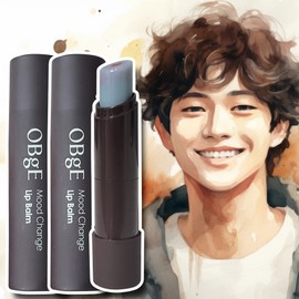 Objet foundation men's lip balm obge stick mood change 2pcs / 오브제 파운데이션 남자 립밤 obge 스틱 무드체인지 2개