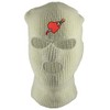 Gravity Threads Heart Stab 3-Hole Ski Mask - White