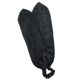 VINGTAINE H-744-BK Suede Wide Turban Hair Band Headband Hair Accessories, Ribbon, Wired, Black