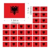 Womaha 30 Sheets Albania Flag Temporary Tattoos Fans Face Tattoo