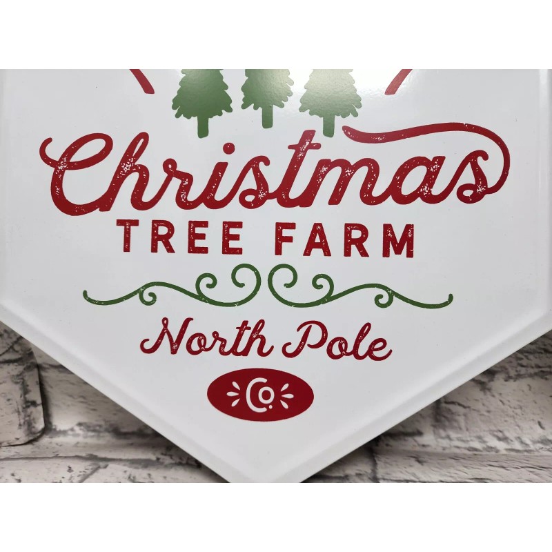 TRANS PAC Metal Christmas Hanging Pendant, Set of 2, Door