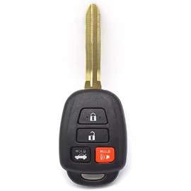 Replacement Car Key Fob Compatible with 2012-2014 Toyota Camry Keyless Entry Remote # HYQ12BDM with G-Chip (One Item)
