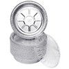 (40 Pack) Premium 6-Inch Round Foil Pans with Plastic Dome