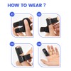 AsbaSweet Finger Brace, Trigger Finger Splint for Index Middle Ring