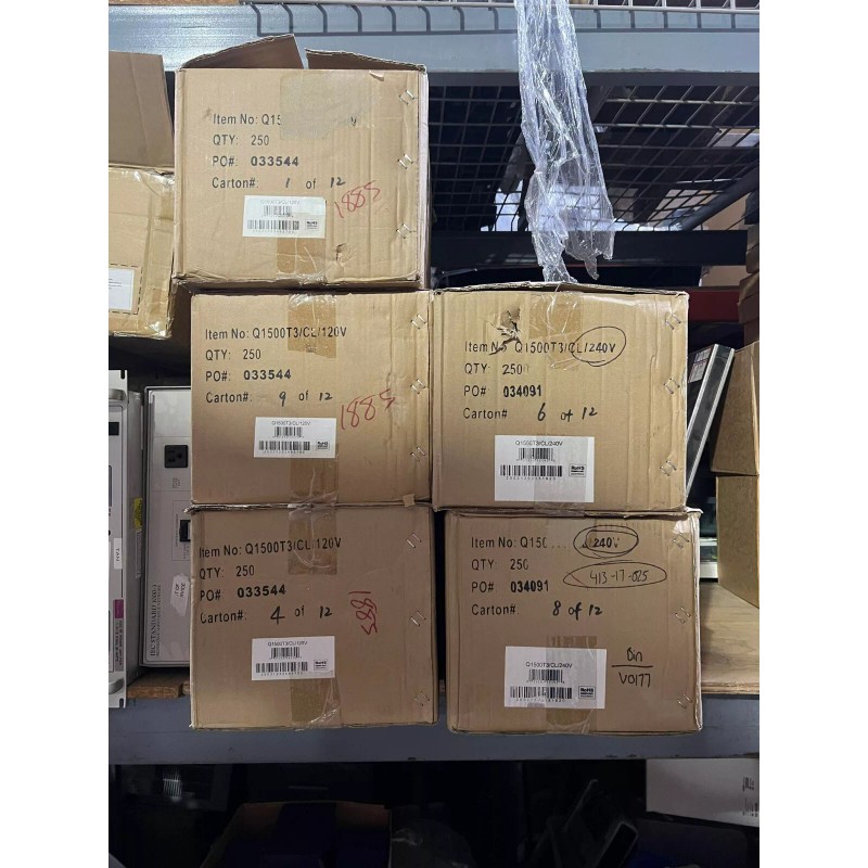 GE Eiko 1500W 254MM Q1500T3/CL 120V T3 Quartz Double Ended