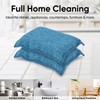 Miracle Microfiber Scrubbing Sponge, Blue Extra Scrubbing Power Sponge for