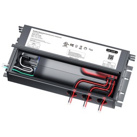 180W Dimmable LED Driver 12V with Junction Box,Triac ELV/MLV LED Transformer Compatible with Lutron&Leviton Switches,Dimmable Led Power Supply for Indoor/Outdoor Lights,UL&FCC-Listed