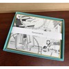 Tiffany & Co Note Cards Set with Box, 6 Cards,