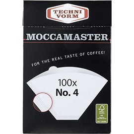 Moccamaster No.4 Paper Filters (100 Filters) - White