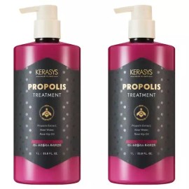 Kerass 케라시스 레드 프로폴리스 모근 케어 헤어트리트먼트, 1L, 2개 Kerashis Red Propolis Hair Root Care Hair Treatment, 1L, 2 Pieces