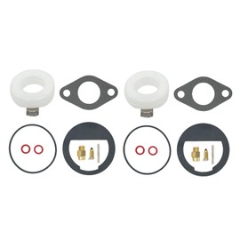 2 Set Carburetor Carb Repair Rebuild Kit Compatible with Kohler K-Series K90 K91 K141 K160 K161 K181 K191 K241 K301 K321 K330 K331 K341 K482 K532 Replace 2575701 25-757-01 2575701S 2575701-S