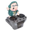 Electronic Dancing Piglet Toy DJ Style Automatic Rotating Disc Light