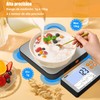 Diyife Báscula Digital de Alimentos, Pantalla LCD Dividida, 15 KG