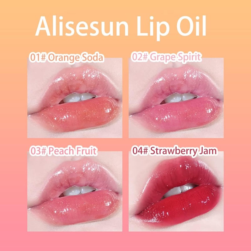 Lápiz labial brillante, volumizador – Kit 4 tonos Alisesun