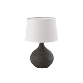 Reality Leuchten Martin R50371026 Table Lamp Ceramic E14 20 x 20 x 29 cm Brown