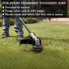 RAKDSYMC Replacement Trimmer Head 311759014 313318001 for Ryobi Weed Wacker, Compatible with RY4CSS, RY253SS, and RY251PH Models, Reel Easy Bump Head Assembly