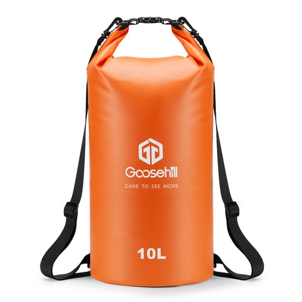 Goosehill Waterproof Dry Bag 5L 10L 20L, Durable Plato 500D