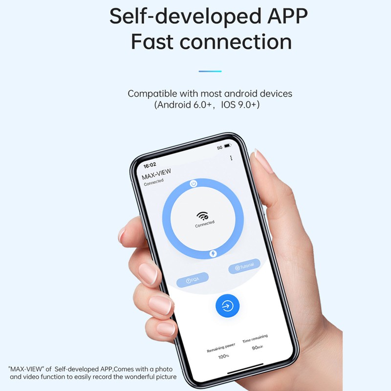 1200X Microscope Handheld Wireless WiFi Microscope Rechargeable Endoscope Magnifier Optical