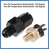 VekAuto 1 Set Auto Engine Temperature Cooling Fan Switch Fitting