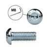 25 x pan head screws with hexagon socket, galvanised, stainless