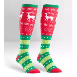 Sock It To Me Christmas Sock It To Me Girls Junior Knee High Socks TACKY HOLIDAY SWEATER 8-13