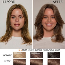 Dark Brown Hair Dye Shampoo 3-In-1, Instant Gray Hair Coverage in Minutes-Long Lasting Argan Oil Herbal Hair Color Shampoo champu con tinte para canas 500ml