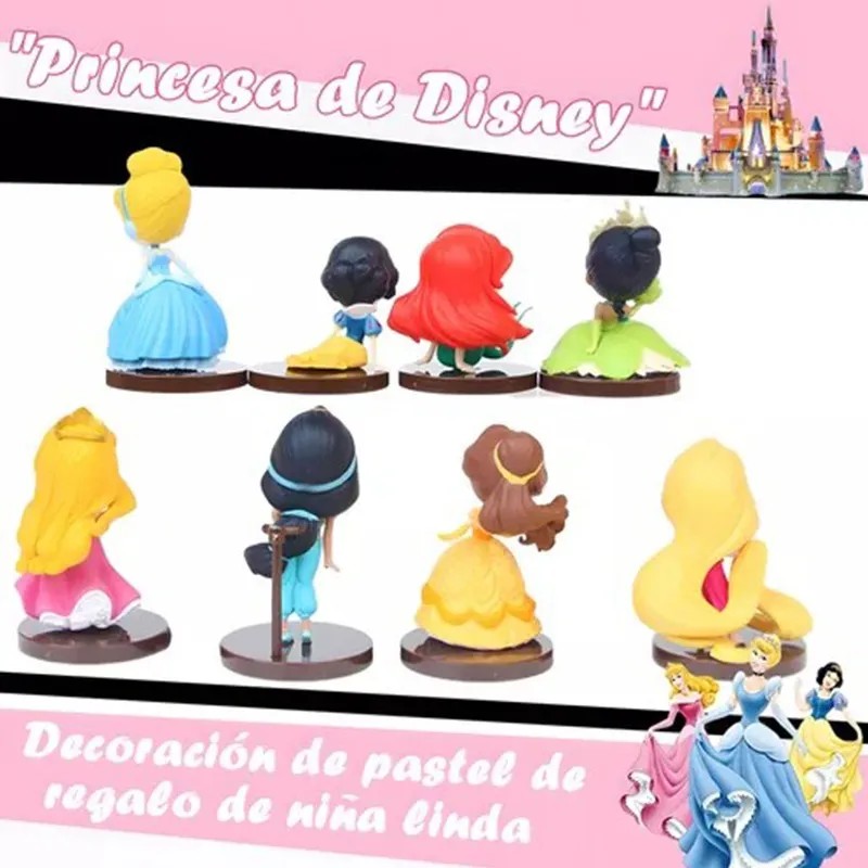 8 Piezas De Adornos De Princesa
