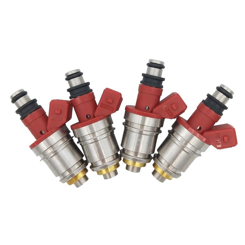JESBEN FJ342 4Pcs Set Fuel Injectors Nozzles 1 Hole Replacement