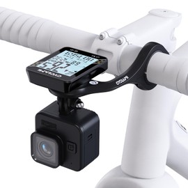 CYCLAMI Bike Mount Compatible with Garmin Edge GPS, XOSS G/G+, iGPSPORT GPS for Gopro Camera Headlight Holder Out Front Bike Accessories(M5/M6/M6W) (M5)