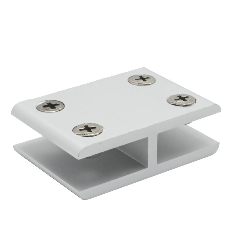 ZUDKSUY 4Pcs For 8-10mm Thick Glass to Glass Clamp 180°