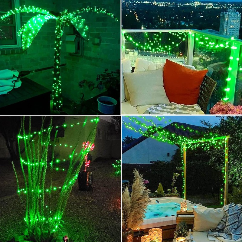 Joomer Solar String Lights Outdoor, 2Pack Total 100FT 300LED 8