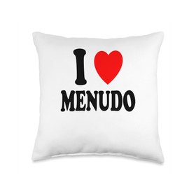 I Heart (Love) Menudo Designs I Heart (Love) Menudo Mexican Soup Pancita Mole De Panza Throw Pillow, 16x16, Multicolor