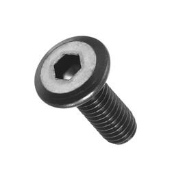 METALLIXITY Flat Head Hex Socket Cap Screws Bolts(M6-1x16) 25Pcs, Steel Hex Socket Furniture Bolts Countersunk Screws - for Furniture Woodworking Project, Black