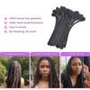 BigBeauty Loc Extension Human Hair 8inch 0.4cm Width 100% Full