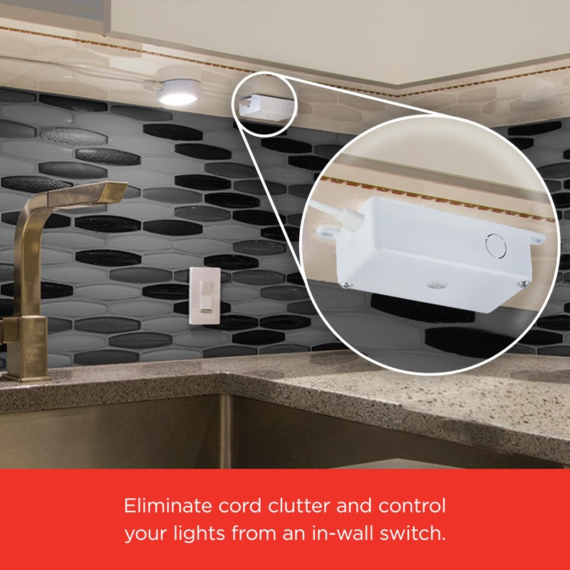 UltraPro Direct Wire Junction Box, Converter for Linkable Fixture, Conversion,