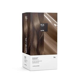 IGK KIT COLOR PERMANENTE - 7N LATTE (RUBIO NATURAL) - TUBO - SIN AMONÍACO - HIDRATANTE - PARA TODOS LOS TIPOS DE CABELLO - PERMANENTE - PARA CABELLO LIGERO