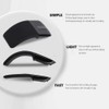 Dpofirs Ergonomic Wireless Mouse, Folding Flattening Mouse, Low Wireless Noise
