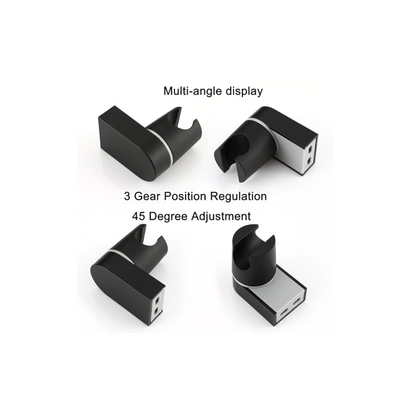 Muxios On Wall Mount Shower Bracket for Handheld Shower Head,