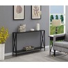 Convenience Concepts Tucson Console Table with Shelf, Espresso/Black