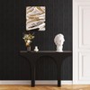 JiffDiff Wallpaper Peel and Stick Textured, 3D Black Embossed Wall