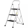 Segawe 3 Step Ladder Lightweight Folding Step Stool with Wide
