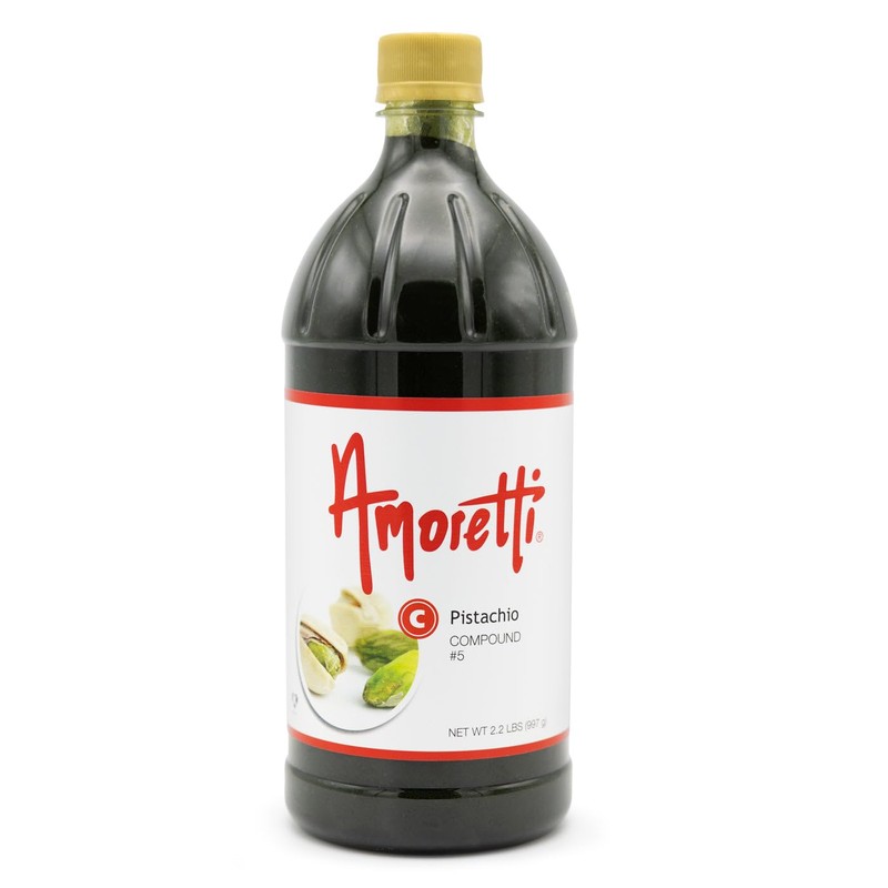 Amoretti - Pistachio Compound 8 oz - Natural Flavors, Shelf