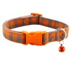 NISIYE Cute Plaid Dog Collar with Safety Buckle - Adjustable