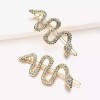 Nanysfashion 2 Broches Pasador Para Cabello Serpiente Cristal Austriaco