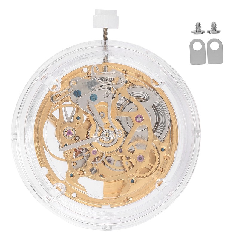 Golden 2824 Watch Movement Kit Hollow Mechanical Watch Movement Replacement