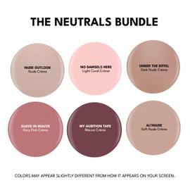 RC Red Carpet Manicure Kit 5 Fortity & Protect Bundle Neutrals - Soak Off Polish, Long-Lasting, Vibrant Colors, Professional Quality, High Shine, Chip-Resistant.