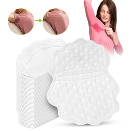 LOPHE 80Pcs Armpit Sweat Pads, Plum Blossom Shape Sweat Patches for Underarms Underarm Sweat Pads Invisible Unflavored & Ultra-Thin Sweat Pads Anti-sweat Disposable SweatPads for Women and Men