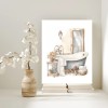 Twisted R Design 11x14 Serene Bath Bathroom Canvas Print Wall